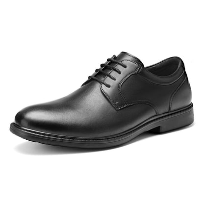 Split Leather Oxford Dress Shoes Non Slip Business Comfort