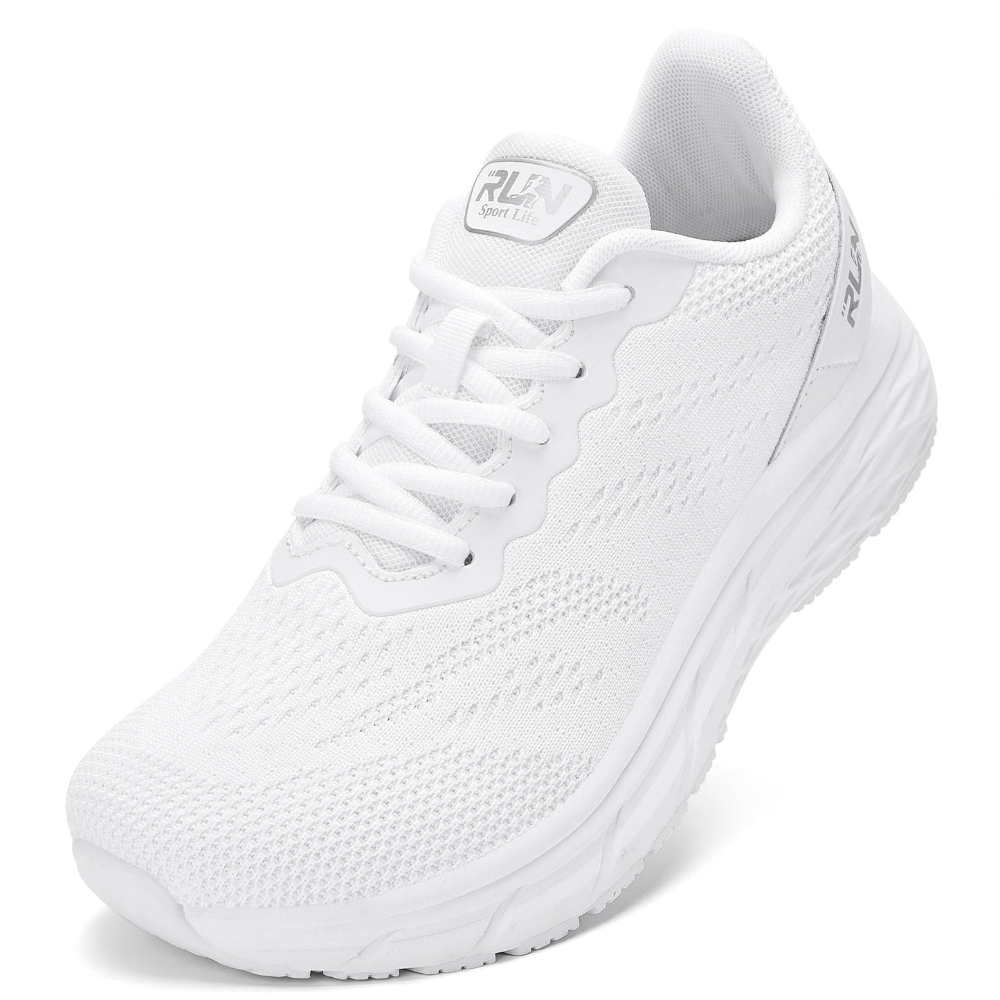 Wide Toe Box Running Sneakers Cushioned Non Slip Walking Shoes