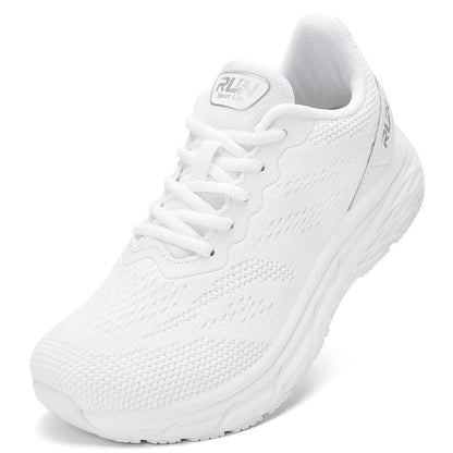 Wide Toe Box Running Sneakers Cushioned Non Slip Walking Shoes