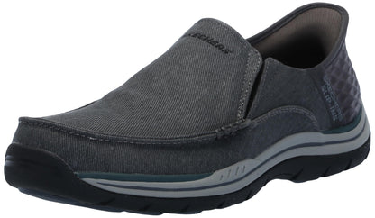 Skechers Men's USA Expected - Cayson Moc Toe Canvas Slip-Ins
