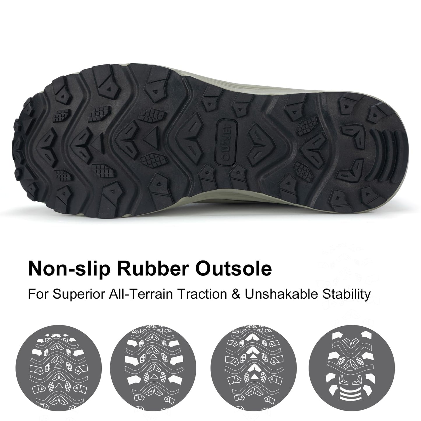 Men’s Waterproof Hiking Shoes Lightweight Trail Outdoor