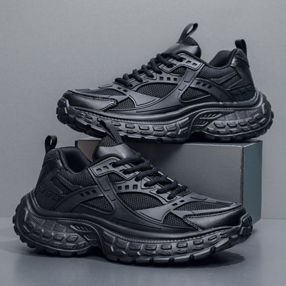 Chunky Dad Sneakers Platform Lace Up Casual Walking Shoes