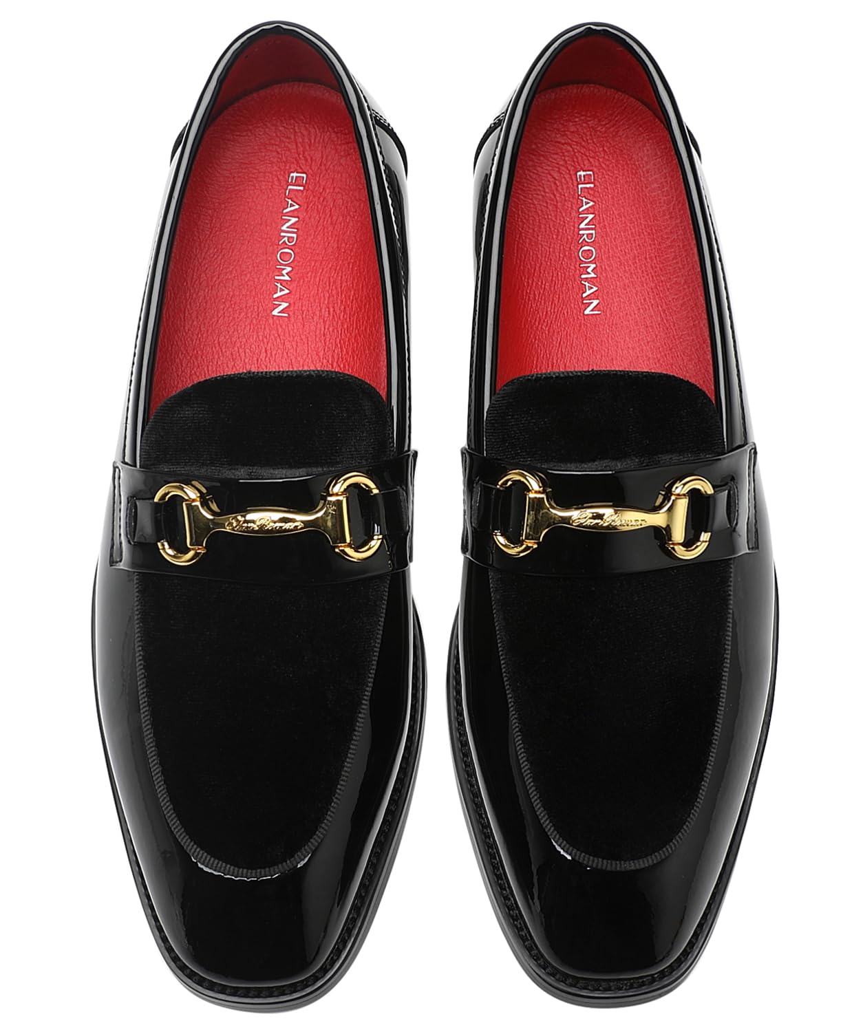 Patent Velvet Penny Loafers Dress Shoes Formal Slip On