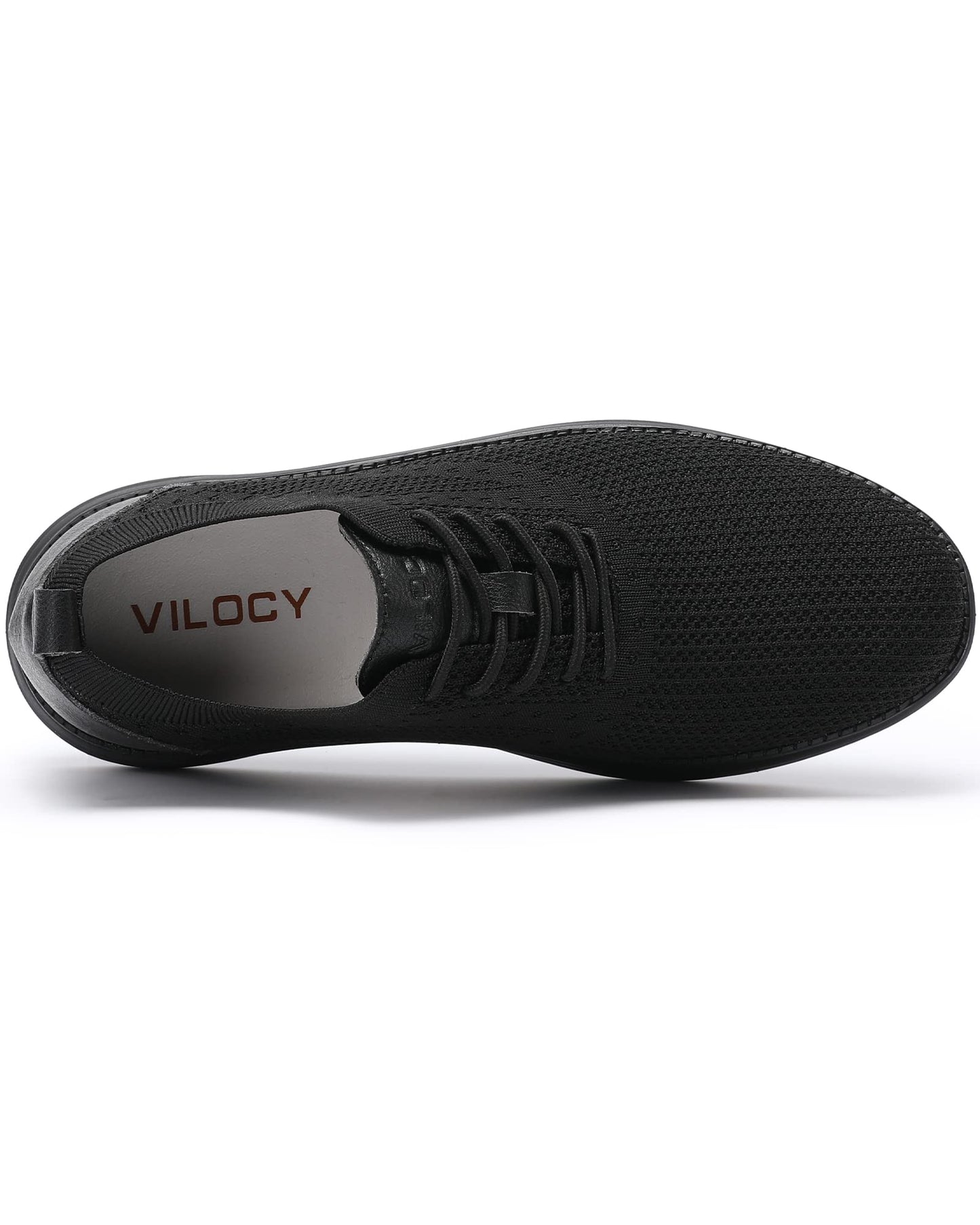 VILOCY Men's Casual Dress Sneakers Lace-Up Oxfords Business Mesh Breathable Walking Shoes Tennis Comfortable