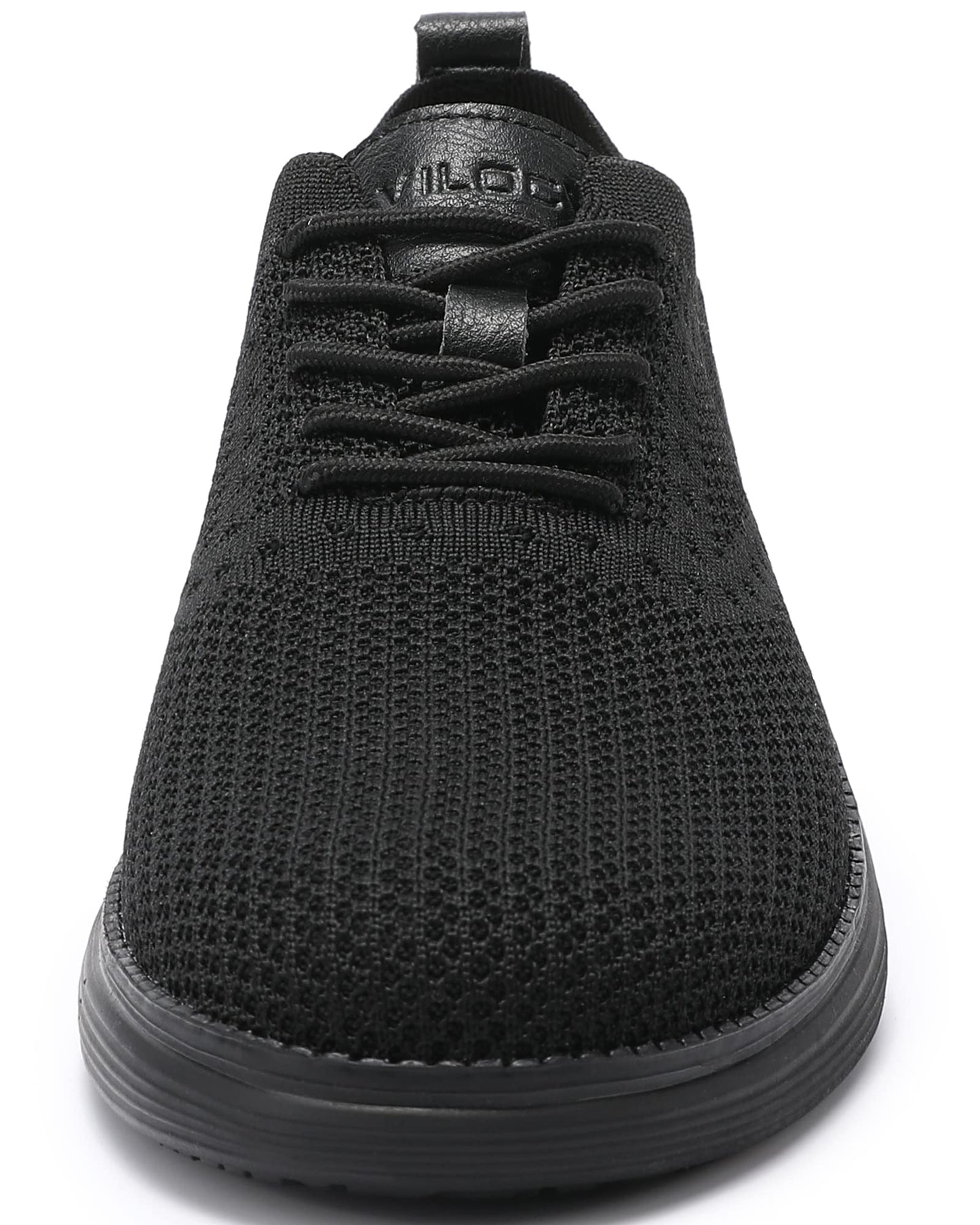 VILOCY Men's Casual Dress Sneakers Lace-Up Oxfords Business Mesh Breathable Walking Shoes Tennis Comfortable