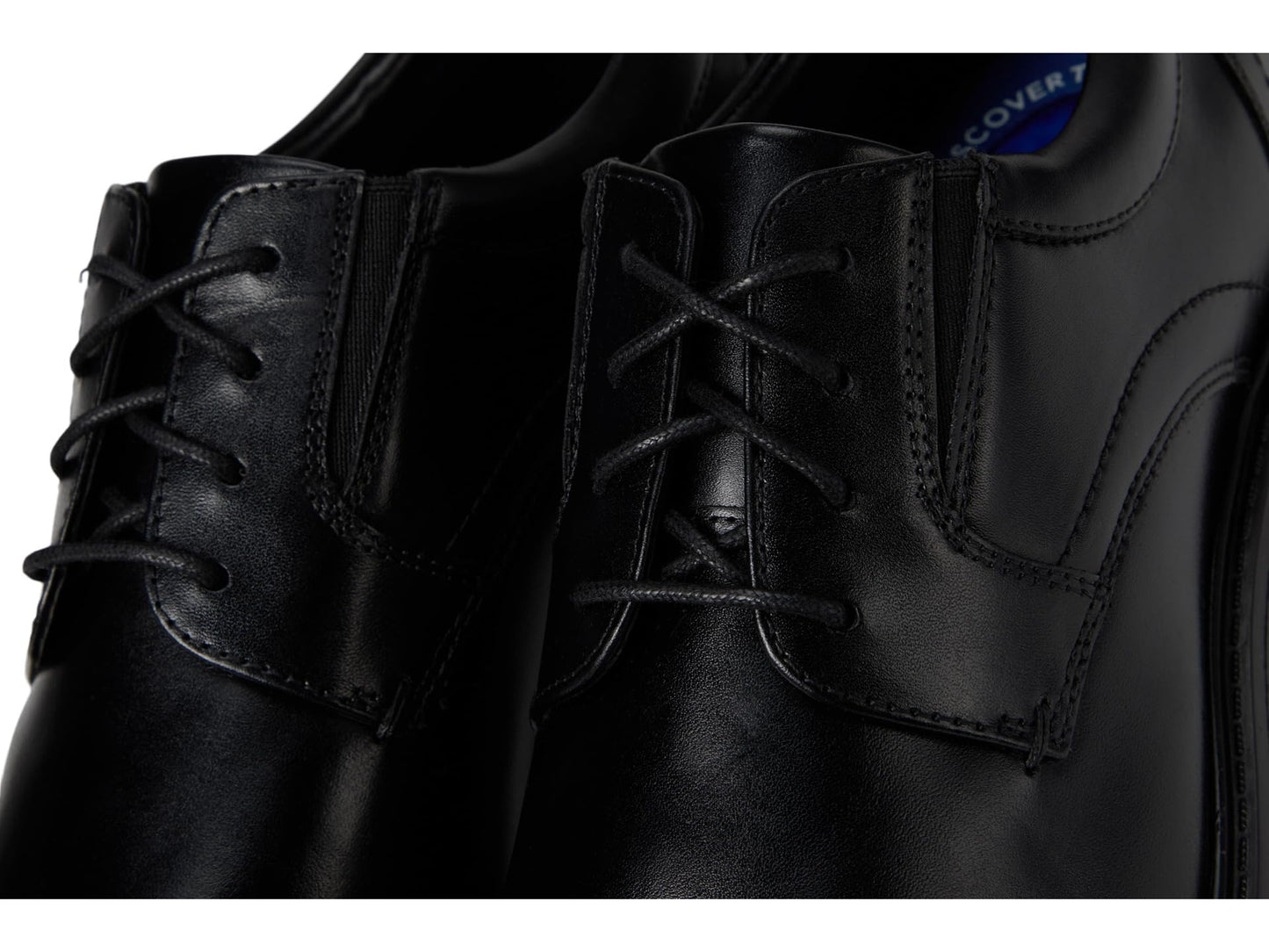 Leather Oxford Derby Shoes Plain Toe Lace Up