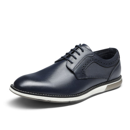 Casual Dress Oxford Sneakers Plain Toe Lace Up Business