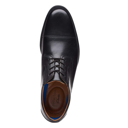 Leather Cap Toe Oxford Dress Shoes Lace Up Formal