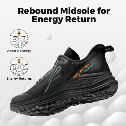 Men’s Wide Running Shoes Supportive Cushion Lightweight Fit