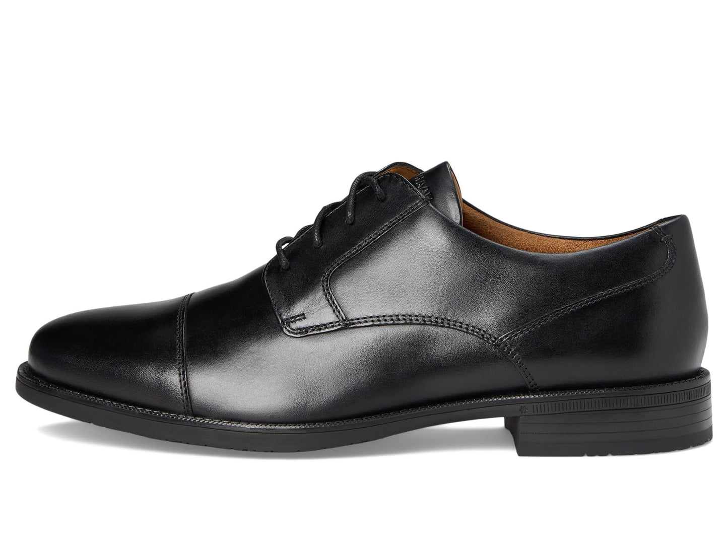 Leather Cap Toe Oxford Dress Shoes Lace Up Formal
