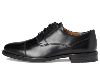 Leather Cap Toe Oxford Dress Shoes Lace Up Formal