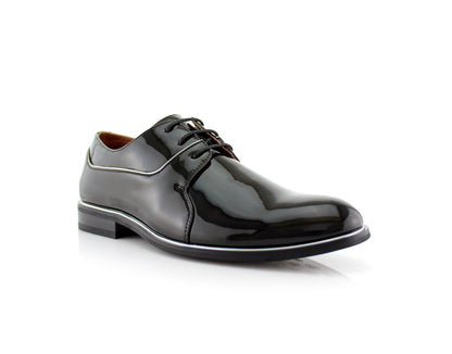 Classic Leather Derby Oxford Dress Shoes Lace Up