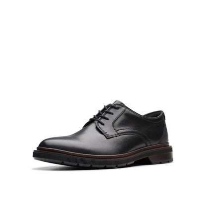 Leather Derby Dress Shoes Classic Lace Up Round Toe