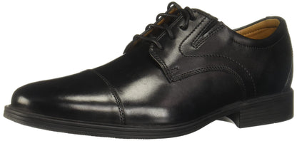 Leather Cap Toe Oxford Dress Shoes Lace Up Formal