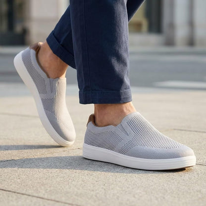 Men’s Breathable Mesh Slip-On Loafers Casual Shoes
