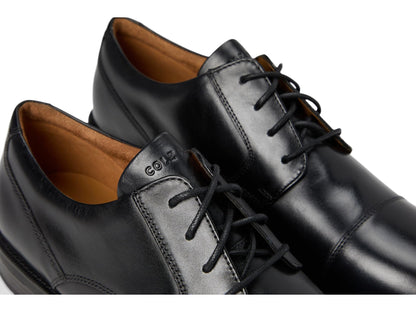 Leather Cap Toe Oxford Dress Shoes Lace Up Formal
