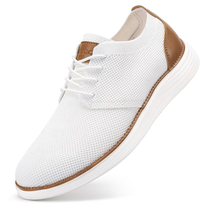 Men’s Breathable Dress Sneakers Casual Oxford Shoes