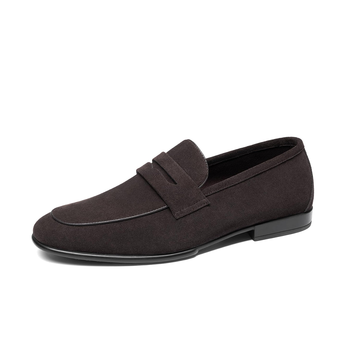 Suede Penny Loafers Lightweight Slip On Dress Shoes Comfort