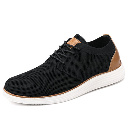 Men’s Breathable Dress Sneakers Casual Oxford Shoes