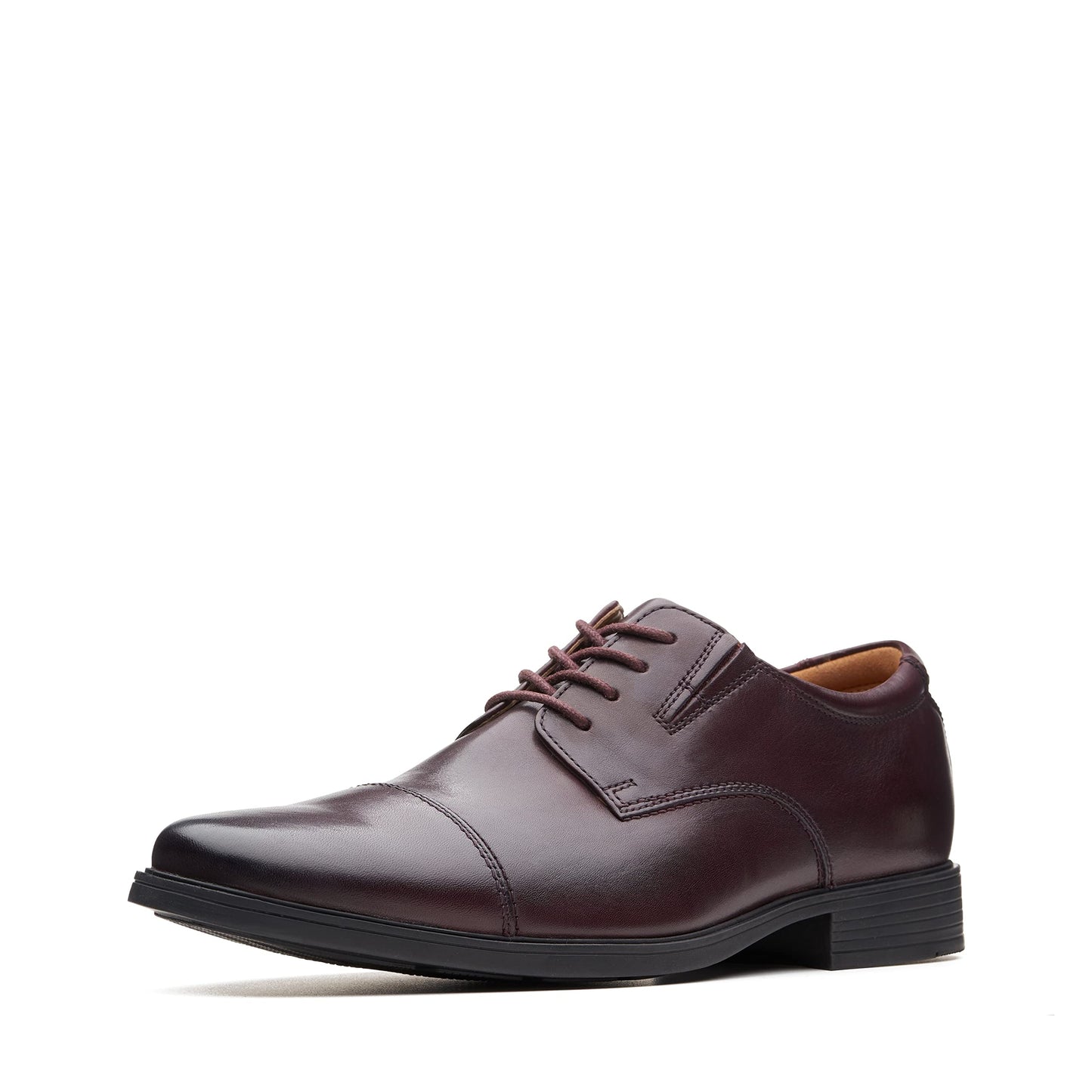 Classic Leather Cap Toe Oxford Dress Shoes Lace Up