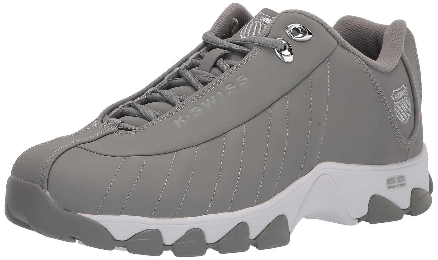 Leather Tennis Sneakers Wide Fit Cushion Walking Shoes