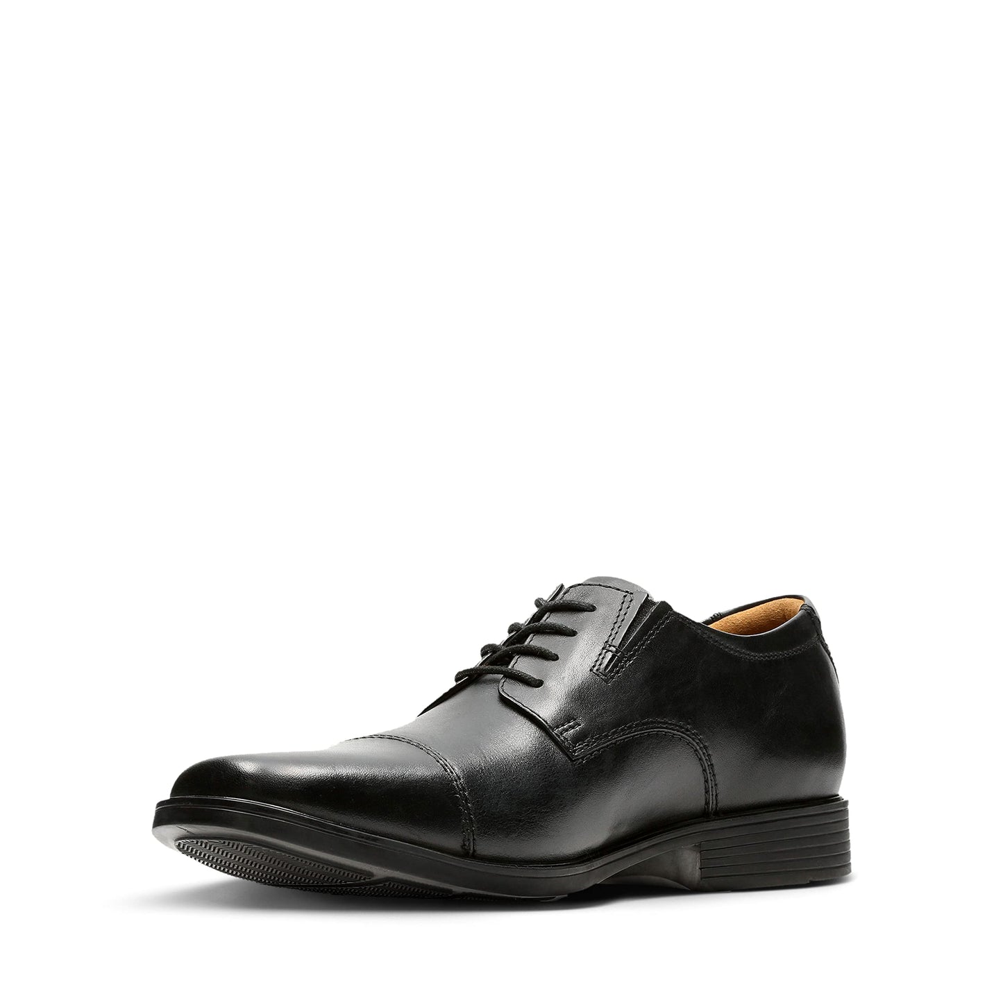 Classic Leather Cap Toe Oxford Dress Shoes Lace Up