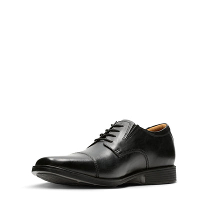 Classic Leather Cap Toe Oxford Dress Shoes Lace Up