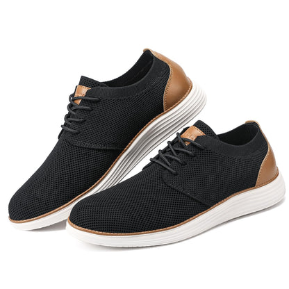 Men’s Breathable Dress Sneakers Casual Oxford Shoes