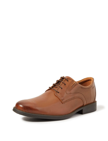 Leather Cap Toe Oxford Dress Shoes Lace Up Formal