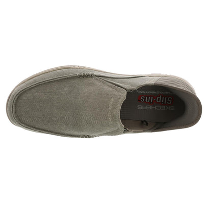 Skechers Men's USA Expected - Cayson Moc Toe Canvas Slip-Ins