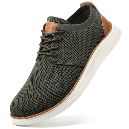 Men’s Breathable Dress Sneakers Casual Oxford Shoes