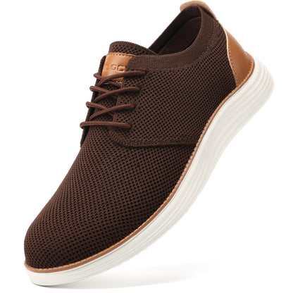 Men’s Breathable Dress Sneakers Casual Oxford Shoes