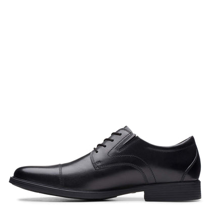 Leather Cap Toe Oxford Dress Shoes Lace Up Formal