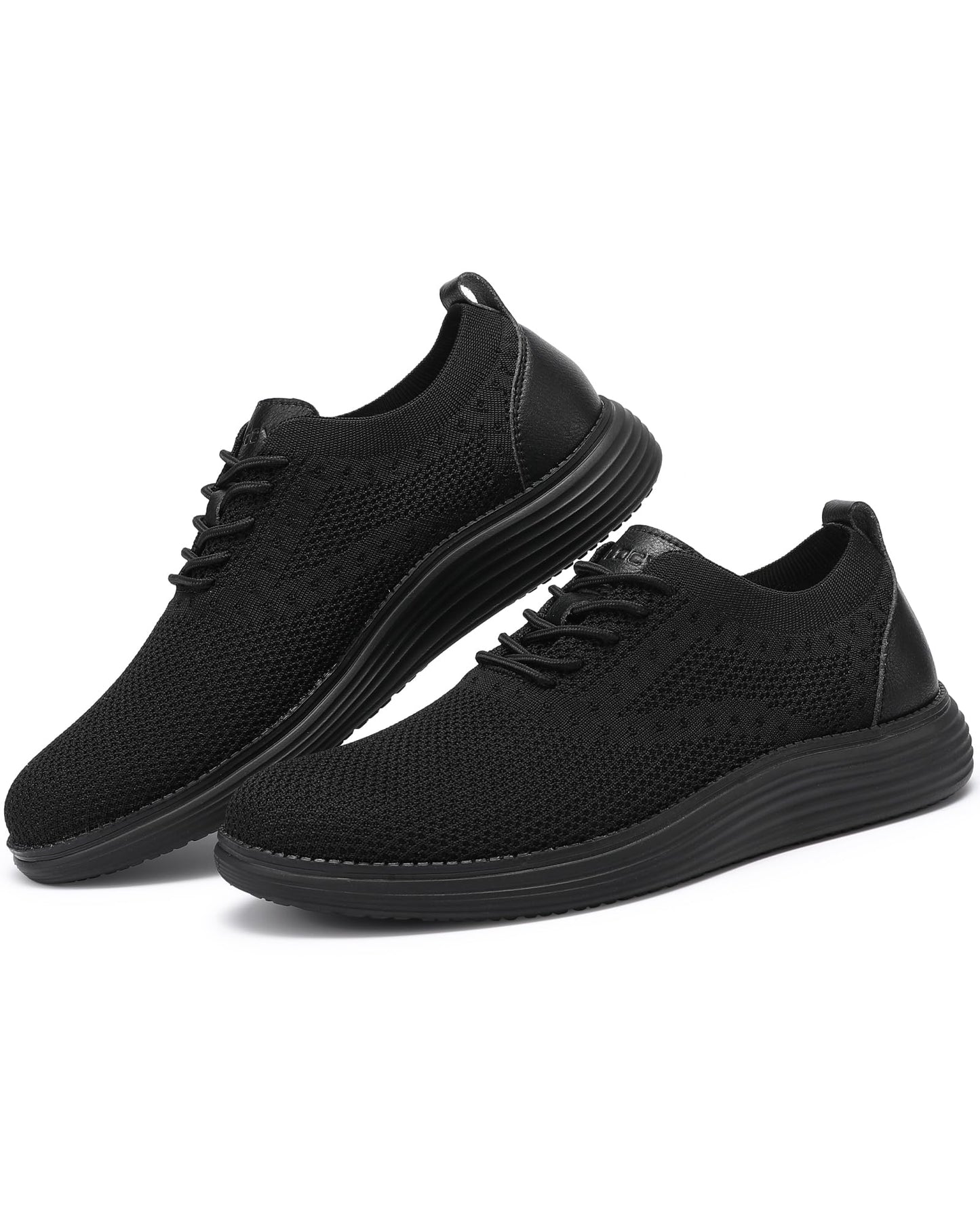 VILOCY Men's Casual Dress Sneakers Lace-Up Oxfords Business Mesh Breathable Walking Shoes Tennis Comfortable