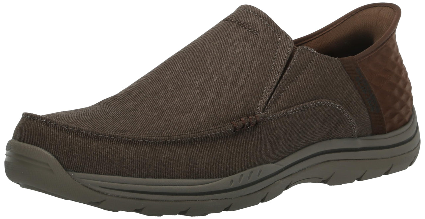 Skechers Men's USA Expected - Cayson Moc Toe Canvas Slip-Ins