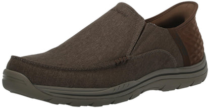 Skechers Men's USA Expected - Cayson Moc Toe Canvas Slip-Ins
