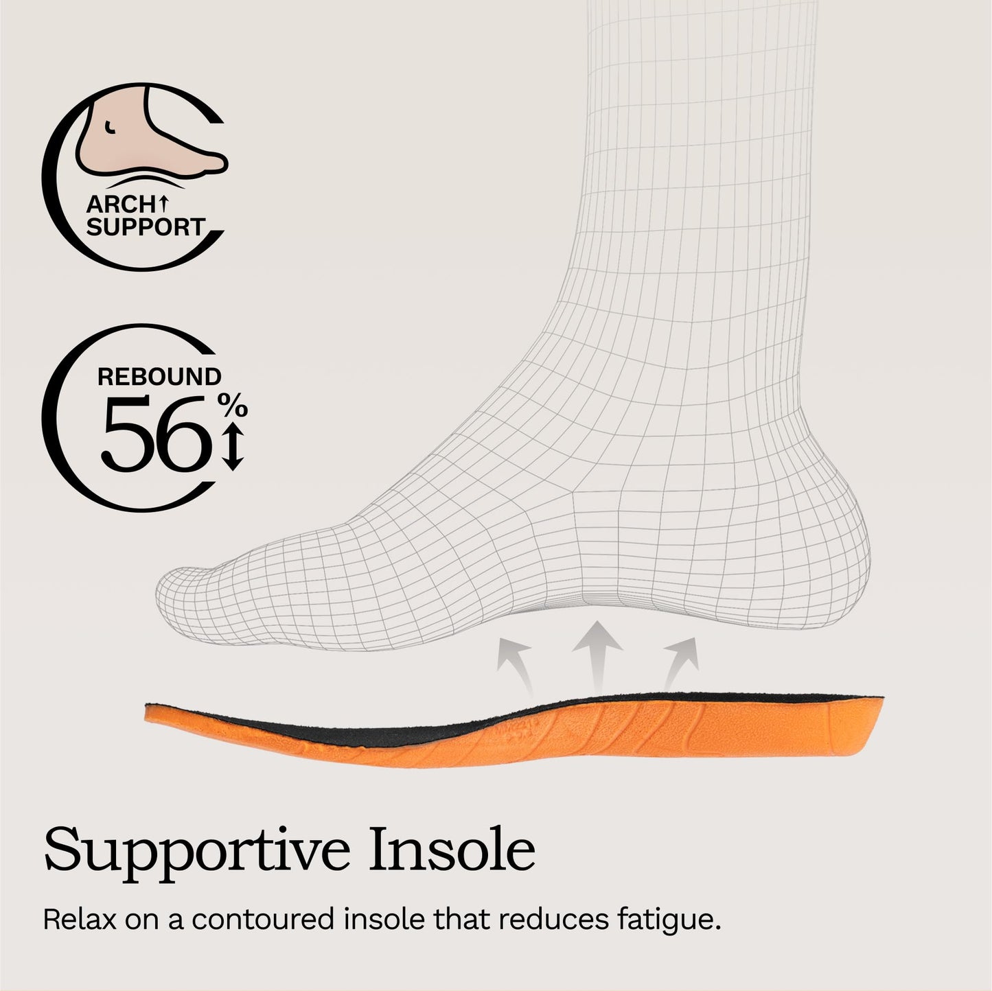 Casual Slip On Loafers Arch Support Non Slip Comfort Shoes