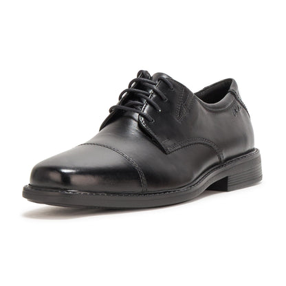 Leather Cap Toe Dress Shoes Lace Up Classic Formal