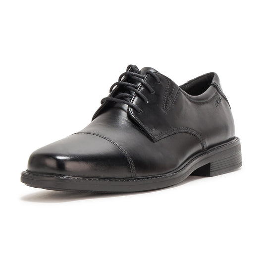Leather Cap Toe Dress Shoes Lace Up Classic Formal