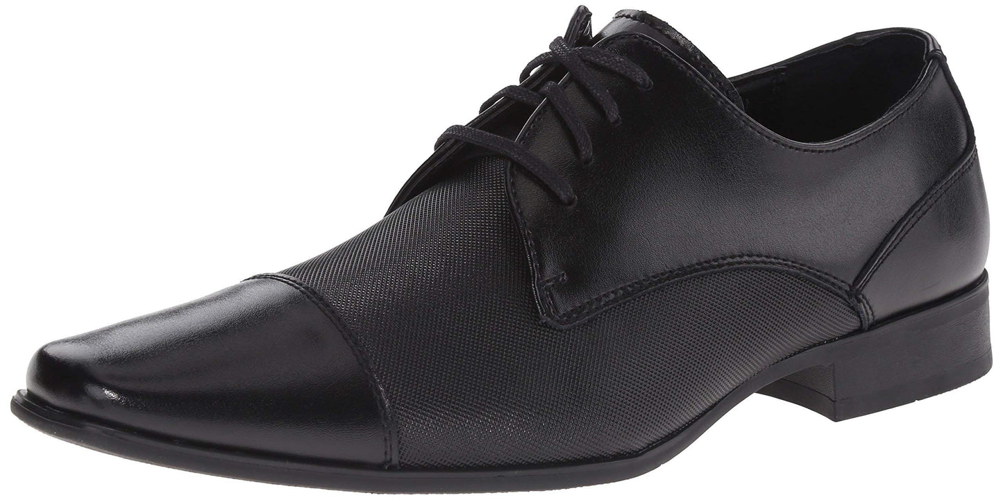 Classic Leather Oxford Dress Shoes Lace Up Round Toe