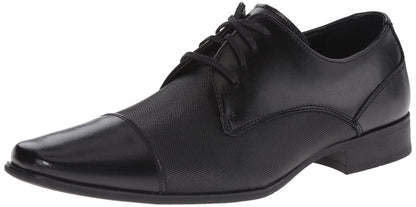 Classic Leather Oxford Dress Shoes Lace Up Round Toe