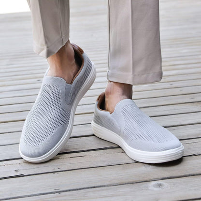 Men’s Breathable Mesh Slip-On Loafers Casual Shoes
