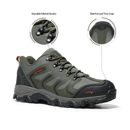 Men’s Waterproof Low-Top Hiking Shoes Outdoor Trail
