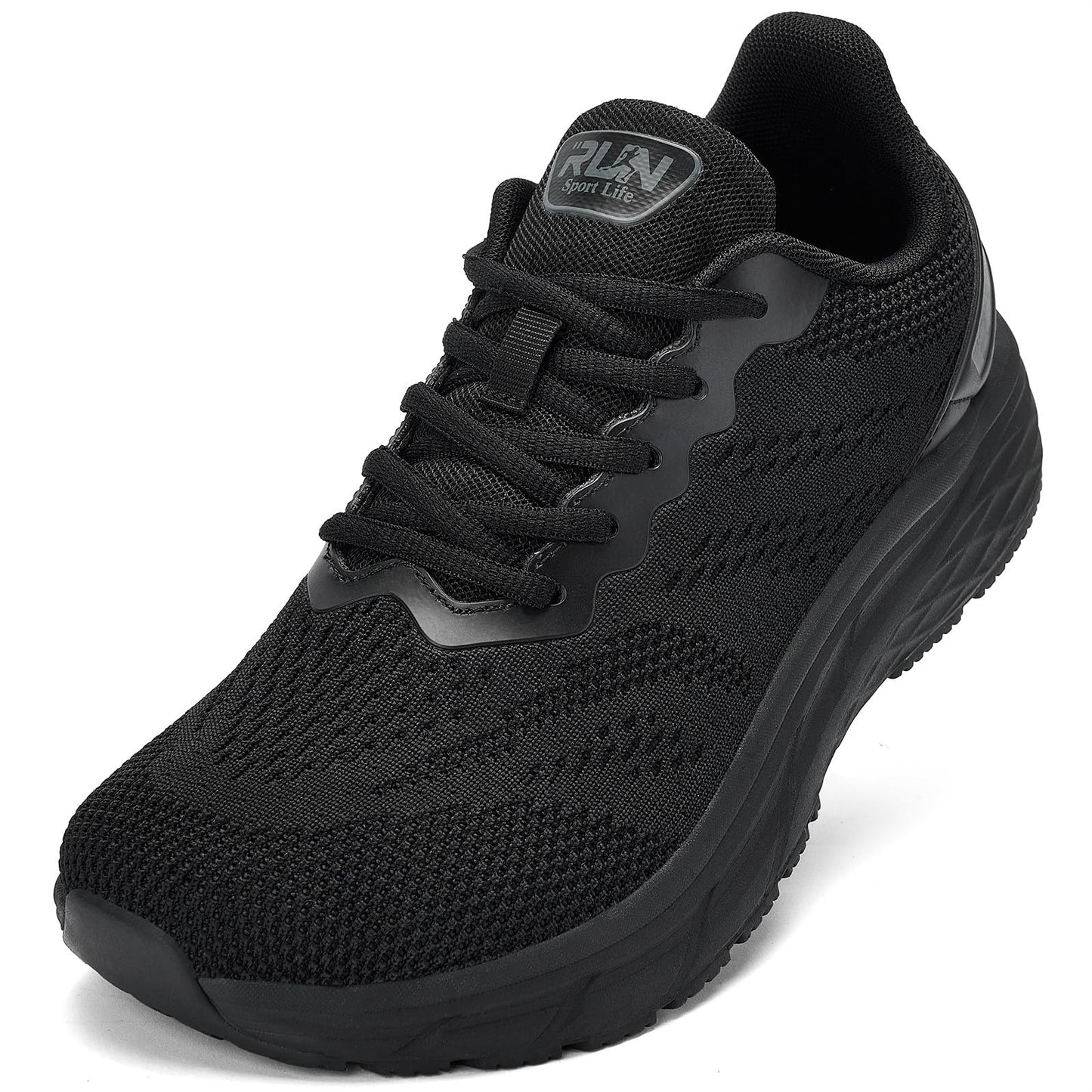 Wide Toe Box Running Sneakers Cushioned Non Slip Walking Shoes