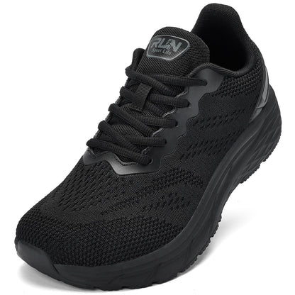 Wide Toe Box Running Sneakers Cushioned Non Slip Walking Shoes