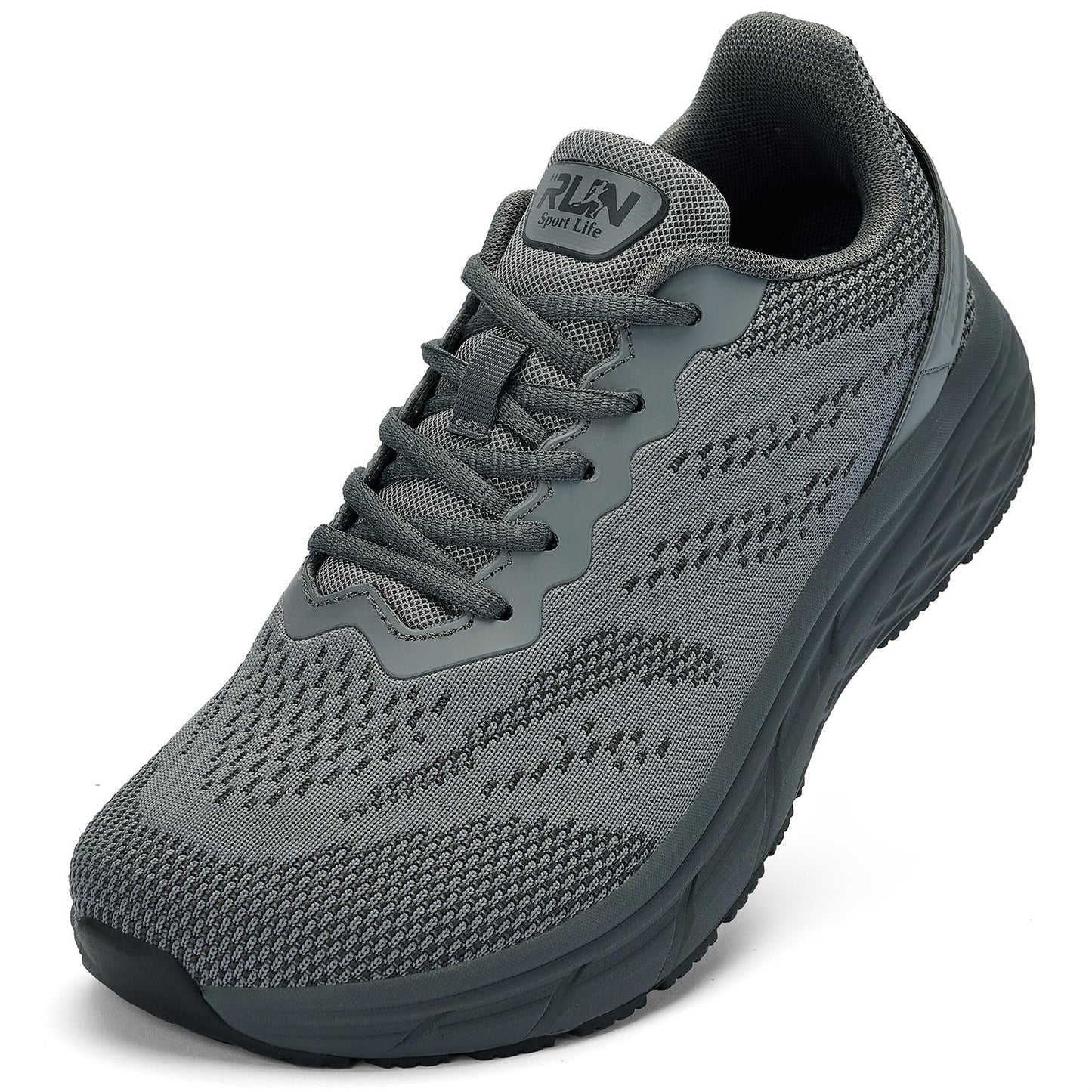 Wide Toe Box Running Sneakers Cushioned Non Slip Walking Shoes