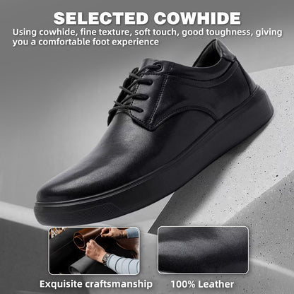 Orthopedic Leather Oxford Dress Shoes Arch Support Comfort