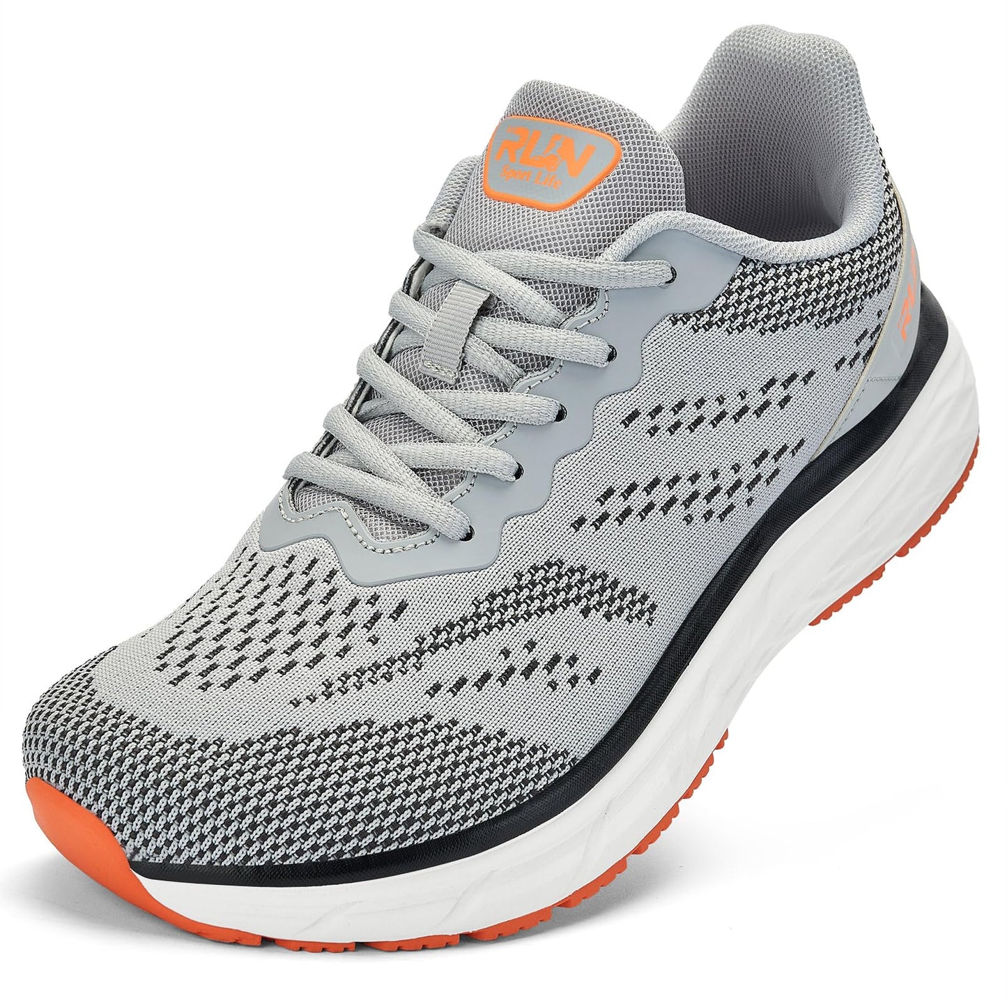 Wide Toe Box Running Sneakers Cushioned Non Slip Walking Shoes