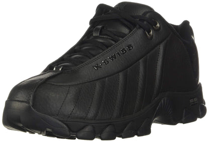 Leather Tennis Sneakers Wide Fit Cushion Walking Shoes