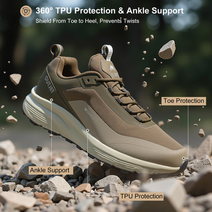 Men’s Waterproof Hiking Shoes Lightweight Trail Outdoor